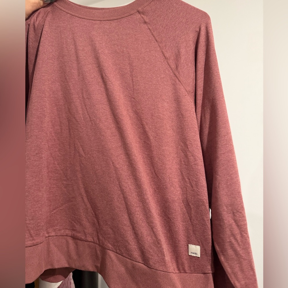 Vuori Dusty Rose Long Sleeve Top